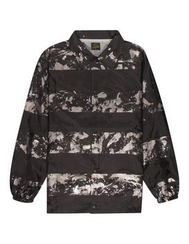 Needles真假, Needles | needles poly taffeta/reflective paint coach jacket in black.商品图片 3.9折