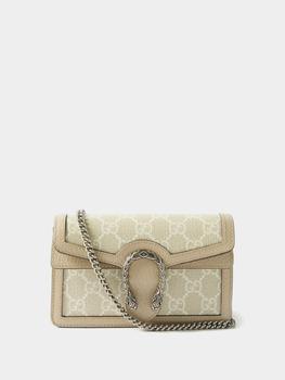 Gucci | Dionysus supermini GG-canvas cross-body bag商品图片,