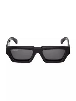 Off-White | Manchester Rectangular Sunglasses,商家Saks Fifth Avenue,价格¥2033