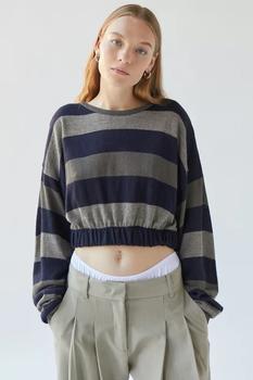 推荐Urban Renewal Remade Striped Cropped Sweater商品