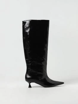 推荐Ganni boots in synthetic leather商品