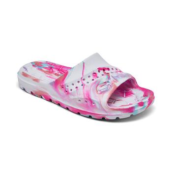 商品Little Girls Hogan Color Splashed Slide Sandals from Finish Line图片
