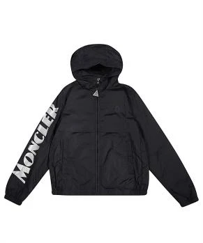 推荐MONCLER 男童深蓝色聚酰胺右侧饰有字母印花三家拉链连帽夹克 1A72320-68352-742商品