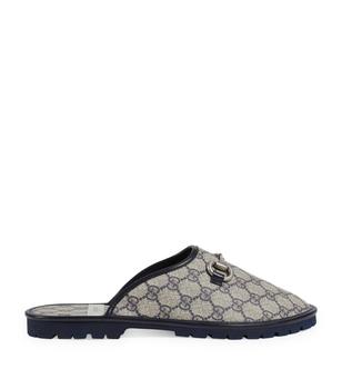 Gucci | GG Supreme Horsebit Slippers商品图片,独家减免邮费