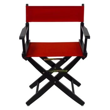American Trails | Extra-Wide Premium 18"  Directors Chair Black Frame W/Red Color Cover,商家Premium Outlets,价格¥721