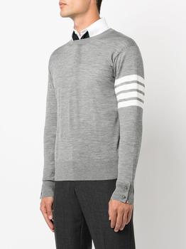 推荐THOM BROWNE PULLOVER W/ 4BAR IN SUSTAINABLE FINE MERINO WOOL商品