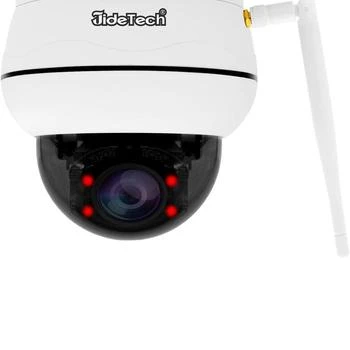 JideTech | 5MP PTZ IP66 Weatherproof Outdoor Dome Surveillance WiFi Camera With 5X Optical Zoom,商家Verishop,价格¥1125