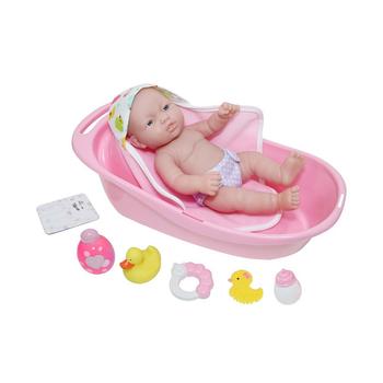 商品JC TOYS | La Newborn 12" Baby Doll 10 Pcs Bathtub Gift Set,商家Macy's,价格¥215图片
