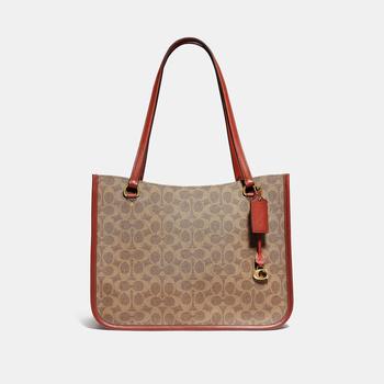 coach tote, Coach | Coach Outlet Tyler Carryall In Signature Canvas商品图片 