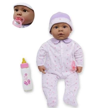 JC TOYS | La Baby Hispanic 20" Soft Body Baby Doll Purple Outfit,商家Macy's,价格¥199