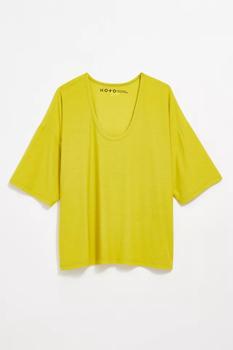 推荐Drapey Wide Neck Fit Tee商品