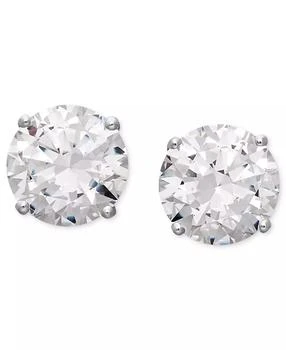 Arabella | Cubic Zirconia Stud Earrings in 14k White Gold,商家Macy's,价格¥786