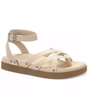 Sun + Stone | Women's Finchh Strappy Footbed Sandals, Created for Macy's,商家Macy's,价格¥178