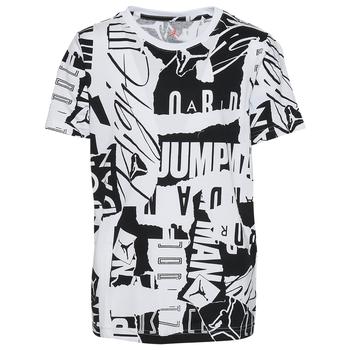 推荐Jordan Jumpman Flight All Over Print T-Shirt - Boys' Grade School商品