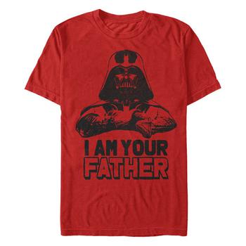 推荐Star Wars Men's Classic Darth Vader I Am Your Father Short Sleeve T-Shirt商品
