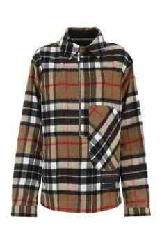 推荐We11done Oversized Check Patterned Overshirt商品