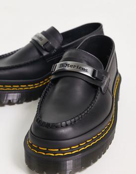 Dr. Martens | Dr Martens Penton Bex double stitch loafer in black商品图片,