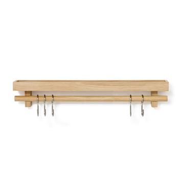 商品wireworks | Wireworks Natural Oak Utensils Rail Shelf,商家The Hut,价格¥497图片