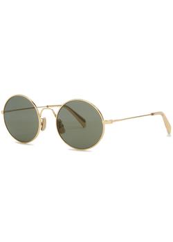 celine墨镜, Celine | Gold-tone round-frame sunglasses商品图片 