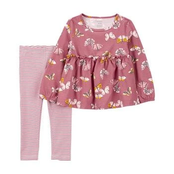 推荐Toddler Girls Butterfly Top and Leggings, 2 Piece Set商品