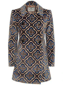 ETRO | Tapestry Velvet Jacket,商家LUISAVIAROMA,价格¥25796