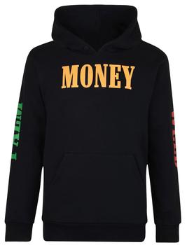 Palm Angels | Money Weed Logo Hoodie Knitwear Man商品图片,5.5折, 满$175享8.9折, 满折