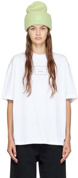 Acne Studios | White Crystal Appliqué T-Shirt商品图片,独家减免邮费