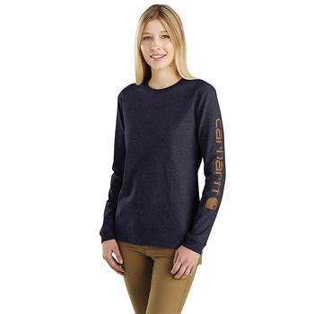 推荐Carhartt Women's WK231 Workwear Sleeve Logo LS T-Shirt商品
