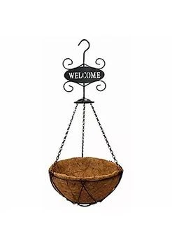 Gardener's Select | Gardener's Select (#CBS1502) Hanging Basket w/ Welcome Sign (12.5" x 12.5" x 25"),商家Belk,价格¥196