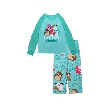 Squishmallows | Big Girls Polyester Pajama, 2 Piece Set,商家Macy's,价格¥157