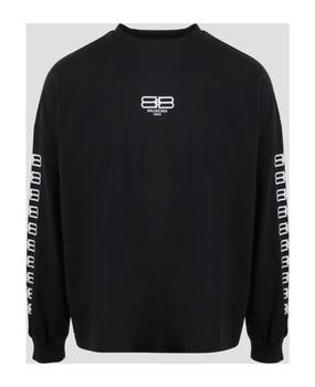 巴黎世家t恤怎么选, Balenciaga | Bb Paris Icon Long Sleeve T-shirt商品图片 