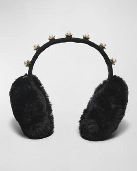 Lele Sadoughi | Pearly Starburst Faux-Fur Earmuffs,商家Neiman Marcus,价格¥1023