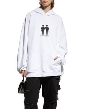 Balenciaga | Logo Pride Series Oversized Hoodie商品图片,