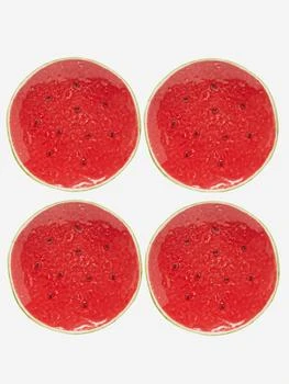 Bordallo Pinheiro | Set of four watermelon earthenware side plates,商家MATCHES,价格¥660