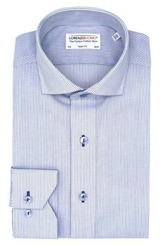 Lorenzo Uomo是什么牌子, Lorenzo Uomo | Thin Stripe Trim Fit Dress Shirt商品图片 3.9折