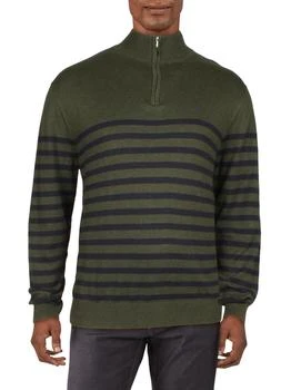 Nautica | Mens Striped 1/4 Zip Pullover Sweater 5.1折