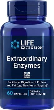 Life Extension | Life Extension Extraordinary Enzymes (60 Capsules),商家Life Extension,价格¥141