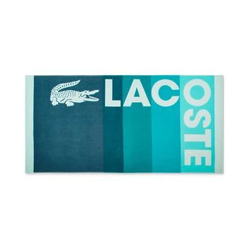 Lacoste Home | Ombre Blocks Logo  Cotton Beach Towel,商家Macy's,价格¥298
