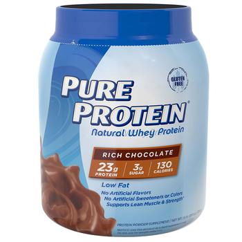商品Pure Protein | 100% 乳清蛋白粉 浓郁巧克力口味,商家Walgreens,价格¥179图片