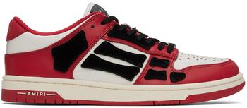 AMIRI | Red Skel Low-Top Sneakers商品图片,额外8.5折, 独家减免邮费, 额外八五折