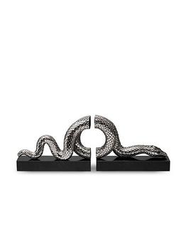 商品L'Objet | Snakes Platinum Bookends/Set of 2,商家Saks Fifth Avenue,价格¥7372图片