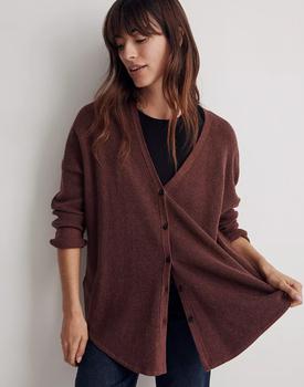 Madewell | Waffle-Stitch Cardigan Sweater商品图片,8.5折