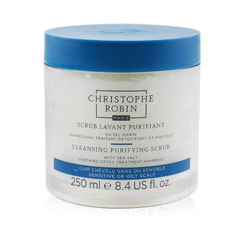 Christophe Robin | Cleansing Purifying Scrub With Sea Salt (soothing Detox Treatment Shampoo) - Sensitive Or Oily Scalp商品图片,9.1折×额外8折, 额外八折