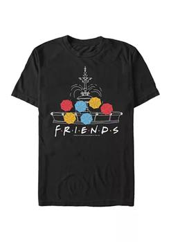 老友记推荐, Friends | Friends Fountain Umbrellas Graphic Short Sleeve T-Shirt商品图片 