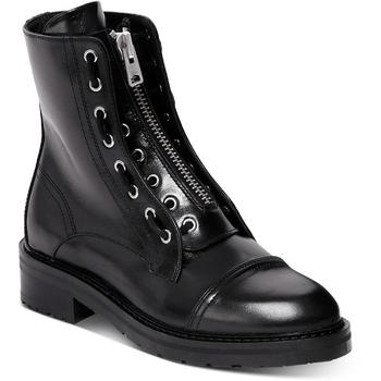 ALL SAINTS | All Saints Womens Ariel Leather Leather Ankle Boot Combat & Lace-up Boots商品图片,6.5折, 独家减免邮费