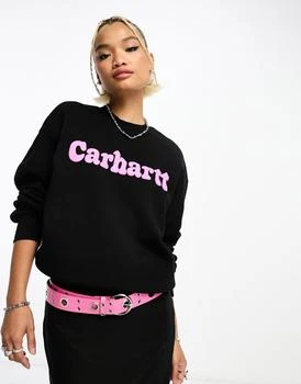 推荐Carhartt WIP bubbles sweatshirt in black商品