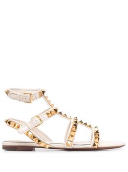 valentino rockstud高跟鞋, Valentino | VALENTINO GARAVANI - Rockstud No Limit Leather Sandals商品图片 7折