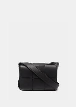 推荐Bottega Veneta Black Cassette Shoulder Bag商品