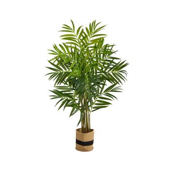 NEARLY NATURAL, NEARLY NATURAL | 8' King Palm Artificial Tree in Planter商品图片 6.9折