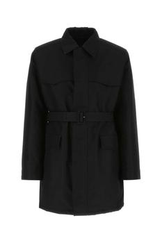 Prada | Prada Belted Long Sleeved Coat商品图片,